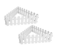 MAGICLULU Pet Puppy Exercise Pen Plastic Fence 6 Pcs Panels for Outdoor Yard Small Pets Enclosure
