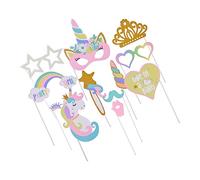 MAGICLULU Photo Props Set 12 Pieces Party Photo Accessories Festival Decorations Random Style