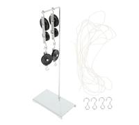 MAGICLULU Physics Pulley Block Kit with Stand Mechanics Lab Equipment for Student Experiments Educational Pulley System Teaching Tool for Classroom Science