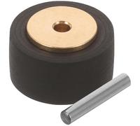 MAGICLULU Pinch Roller for Audio and Video Equipment with Copper Core Rubber, 2x12mm Shaft Size, Compatible with Tape Recorders and Portable Music Players