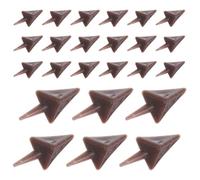 MAGICLULU Plastic Bird Beak Inserts Safe for Doll Making and Plush Animal 100pcs Realistic Brown Duck Mouth Parts for Small Birds and Animal Figurines for DIY Crafting and Home Decor