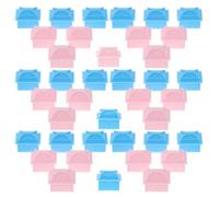 MAGICLULU Plastic Board Game Replacement Pieces 80pcs Random Color Compatible with Original Sets for Hotels and Houses Game House Replacements