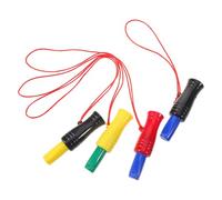 MAGICLULU Plastic Duck Call Whistles Hunting Accessories 4pcs with Realistic Quack Sound, Resistance to Harsh Conditions, for Boating and Backpacking for Adults and Beginners