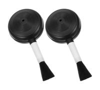 MAGICLULU Plastic Dust Cleaner and Professional Photographer Use Air Blower 2pcs with Soft Brush Easy-to-use Design for-the-go Cleaning for Camera Lens and Keyboards