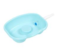 MAGICLULU Plastic Hair Washing Basin Shampoo Bowl with Curved Edge Ergonomic Basin Shape No Burr Convenient Hair Washing for Bed Suitable for Disabled and Nurses
