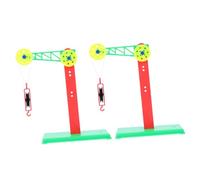 MAGICLULU Plastic Pulley Block for Physics Experiments Educational Pulley System Holder for Classroom Science Teaching Mechanical Tool Random Color
