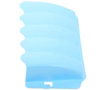 MAGICLULU Plastic Rabbit Feeder Rack for Guinea Pig and Rabbit with Food Waste Prevention and Bite Protection Blue Small Pet Feeding Bowl for Hutch Use