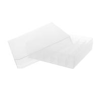 MAGICLULU Plastic Vial Organizer Box Lid Compartment Case for Test Tube Container Medical Vial Storage Lab Use