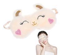 MAGICLULU Plush Cloth Sleeping Eye Cover Comfortable Blindfold Blackout Mask Elegant Simple Design for Women Sleep