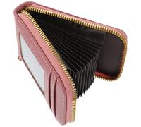 MAGICLULU Portable Card Case Card Bag Unique Design Pu Aluminum Alloy Lightweight Portable for Business Trip and Home Use Small Holder with Craftsmanship and Simple Classic Style