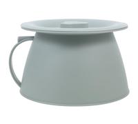 MAGICLULU Portable Chamber Pot with Lid Thickened Plastic Urinal Pot for Elderly and Bedridden Spittoon Unisex Home Toilet Aid in Green