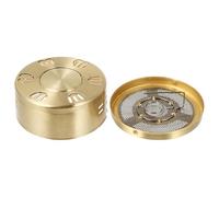 MAGICLULU Portable Copper Moxibustion Box Moxa Burner Moxa Burning Tool Lightweight Golden Design and Physiological Function Adjustment Random Style