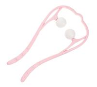 MAGICLULU Portable Handheld Neck Massager Manual Cervical Massage Tool for Neck and Buttocks Pain Relief Suitable for Home and The Road Use with Sturdy PP and TPR Material