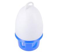 MAGICLULU Portable Plastic Pigeon Water Feeder with Auto Drinking Feature, Removable Blue Pvc Water Dispenser for Doves and Birds, for Home Decoration