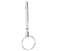 MAGICLULU Portable Wallet Check Clip Keyring Money Clip Simple Retro Metal Multi-Purpose Outdoor Use
