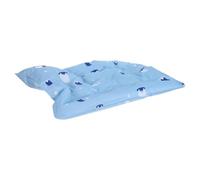 MAGICLULU Portable Water-fillable Dog Cooling Mat for Small Dogs under Reusable Puppy Cooling Pad with Adjustable Water Volume Lightweight Portable Pet Chill Cushion for Home Car Travel