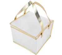 MAGICLULU Portable White Thermal Bag Storage Container Insulated Cake Food