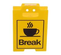 MAGICLULU Portable Yellow Acrylic Do Not Disturb Desk Sign for Office and Reception, Lightweight Modern Tabletop Decoration, Friendly Employee Status Warning Accessory