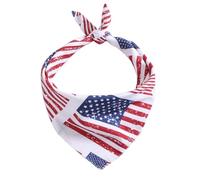 MAGICLULU Practical Polyester Dog Bandana for Medium to Large Dogs and Cats, Beautiful and Distinctive Triangle Scarf for Independence Day Party, Festival Pet Triangle Scarf