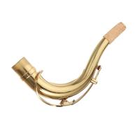 MAGICLULU Professional Golden Brass Saxophone Neck Replacement Accessory for Alto and Tenor Saxophones, Convenient and Sturdy Musical Instrument Part for Amateurs and Professionals