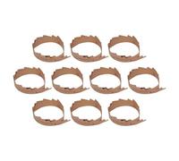 MAGICLULU Professional Zheng Code Installation Tools 10Pcs Guzheng Code Paper Schematic Diagram Light Brown for Accurate Placement and Easy Setup Guzheng Accessories for Musicians