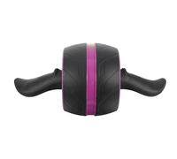 MAGICLULU Purple Ab Roller Wheel with Arcing Streamlined Design and Two Arcing Points for Home Gym Strength Training, Practical Exercise Equipment to Promote Fat Burning and Core Workout