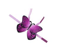MAGICLULU Purple Felt Cloth Cat Butterfly Wings Costume Lovely Pet Apparel Lightweight and Compact Cosplay Accessory with Simple Chic Design for Halloween and Fancy Dress