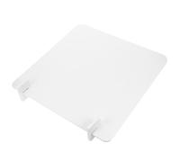 MAGICLULU PVC Desktop Partition Screen with Rounded Edges and Splash Guard for Infection Prevention in Schools and Restaurants Easy to Assemble