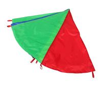MAGICLULU Rainbow Parachute for Outdoor Play Preschool Learning Activities Vibrant Colors Portable Cooperative Team Game Safe and Material