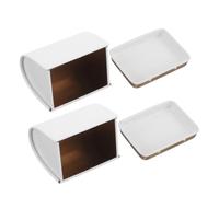 MAGICLULU Razor Travel Box Safety Razor Case Iron White Portable Blade Protector for Men Travel On-the-go Grooming