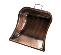 MAGICLULU Red Bronze Dustpan Handheld Garbage Shovel for Desktop Cleaning Portable Metal Shovel Convenient Cleaning Dustpan for Home Use