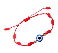 MAGICLULU Red String Bracelet Handmade Woven Red Rope Bracelet 2 Pcs Adjustable with Evil Eye Charm Flexible and Delicate Wrist Accessory for Women for Daily Wear and Gift