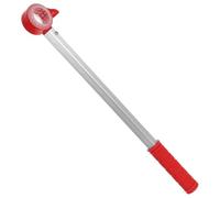MAGICLULU Red Window Opening Rod for Bay and Sliding Windows, Plastic and Aluminum Alloy Blind Opening Tool with Hook, Simple Design Curtain Control Rod for Home Decor