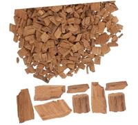 MAGICLULU Red Wine Oak Pieces Light Toasted French Oak Chips 100G for Aging Whiskey Brewing Supplies Enhance Wine Flavor and Brewing Use