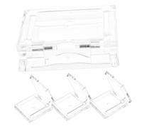 MAGICLULU Refillable Square Eyeshadow Pans with Lid 1.57In Compact Cosmetic Palette Travel Makeup Organizer for Lipstick and Blusher Storage