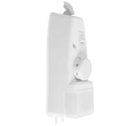 MAGICLULU Refrigerator Light Control Housing Kit with Thermostat Switch and Knob, Plastic Material, White Colour, Suitable for Refrigerator Cold Storage, Reducing Waste and Visibility