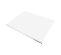 MAGICLULU Refrigerator Tempered Glass Shelf 430x320mm with Single Edge Frame Fridge Glass Partition Board Universal Replacement Freezer Storage Divider for Kitchen Organization