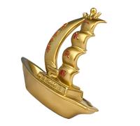 MAGICLULU Resin Sailboat Adornment Delicate Sailing Boat Ornament Artistic Creative Design Use Practical Desktop Decoration for Home Office