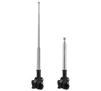 MAGICLULU Retractable Telescopic Bike Flagpole 2Pcs Stainless Steel 51 Inch Handlebar Mount for Motorcycle and-Road Cycling