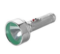 MAGICLULU Retro Vintage Metal Flashlight Old-Fashioned Handheld Torch with 2 D-Cell Battery Slots, Battery-Powered Night Light for Power Outage and Outdoor Use, Antique Style Rustic Home