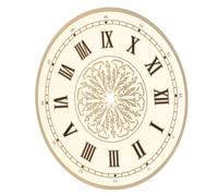 MAGICLULU Reusable Aluminium round Clock Dial Replacement for Clock Making with Smooth Edges Easy to Install Stylish and Built to Last