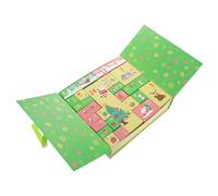 MAGICLULU Reusable Christmas Countdown Calendar Box for DIY Advent Calendar Small Treat Packaging Green Holiday Favor Box for Xmas Eve Decorations and Festive Giving