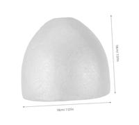 MAGICLULU Reusable Foam Cake Dummy Princess Skirt Block for DIY Fondant Crafts Baking Practice Display Prop White Lightweight Easy to Decorate