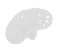 MAGICLULU Reusable Plastic Coffee Stencils to Achieve Intricate Patterns 8pcs with Elegant Design and Pp Material for Cappuccino Drawing and Cake Decorating in Latte Art