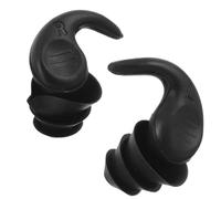 MAGICLULU Reusable Silicone Case, Noise Reduction, Studying and Industrial Use, Black Left Right Pair, Sound Insulation for Dormitory and Concerts Random Style