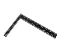 MAGICLULU Right Angle Steel Ruler Positioning Square Measuring Tool for Woodworking Leather Crafting and DIY Projects Compact Design