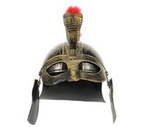 MAGICLULU Roman Soldier Helmet Greek Theme Mask Lightweight Knight Battle Headgear for Medieval Roleplay and Halloween Parties Sturdy Design for Authentic Warrior Look