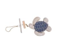 MAGICLULU Rustic Wooden Sea Turtle Wall Decor Coastal Art Hanging Nautical Decoration for Bathroom Lake House Blue Ocean Theme