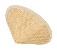 MAGICLULU S Large Bamboo Weave Conical Rice Farmer Hat Traditional Chinese Straw Hat Wall Decor Size L Asian Woven Sun for Party and Costume