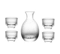 MAGICLULU Sake Dispenser Set Liquor Dispenser Kit Glass Liquor Container Japanese Creative Beautiful Elegant Glass for Entertaining Friends and Family
